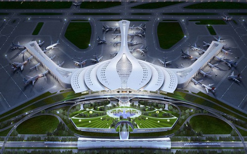 Bộ Giao thông chốt thiết kế hình hoa sen cho sân bay Long Thành
