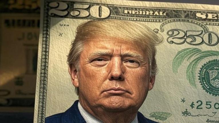 Nghị sĩ Mỹ đề xuất in tiền có hình ông Trump mệnh giá 250 USD