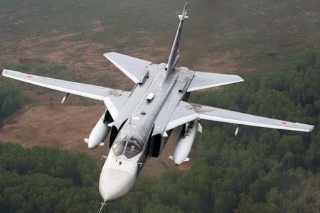 Xem chiến đấu cơ Nga thả bom từ góc quay hiếm