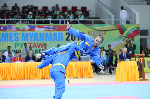Vovinam gây phấn khích trên đất Myanmar