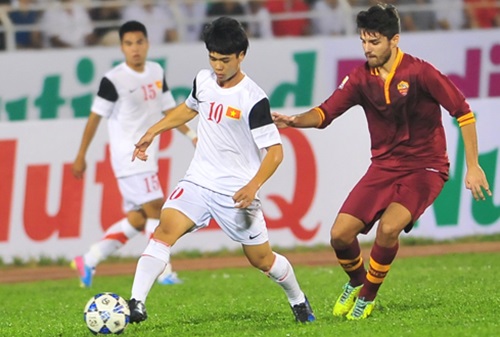 U19 Việt Nam để thua trước U19 Roma bản lĩnh