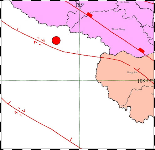 Động đất ở biên giới Việt - Lào, nhiều cao ốc rung lắc