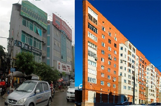 Nga: Nhà siêu mỏng kiểu Việt Nam gây sốt ở Nga