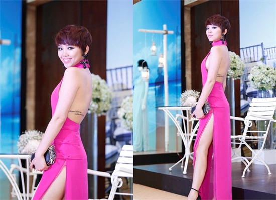 Minh Hằng, Tóc Tiên váy xẻ ngực sâu hút, sexy 'bỏng mắt'