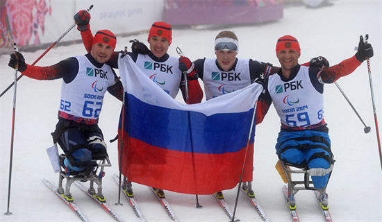 Các vận động viên Nga thu thành công rực rỡ ở Paralympic Sochi