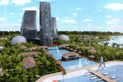 Xin chủ trương xây dựng Trung tâm giải trí quốc tế