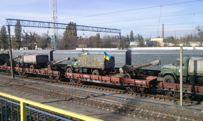 Đoàn tàu khổng lồ chở thiết bị quân sự cho Ukraine được phát hiện ở Czech