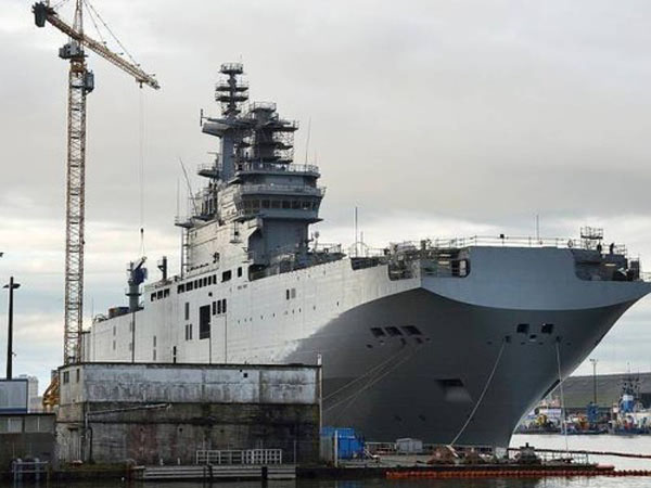 Nga sẽ đặt đóng hai tàu sân bay trực thăng đầu tiên tại Crimea vào năm 2020
