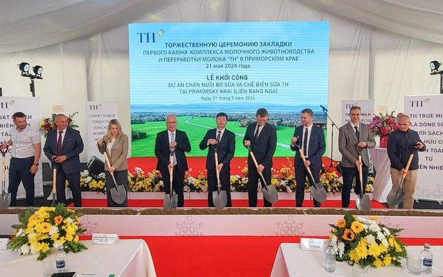 Tập đoàn TH khởi công dự án sữa tại Viễn Đông - Liên bang Nga