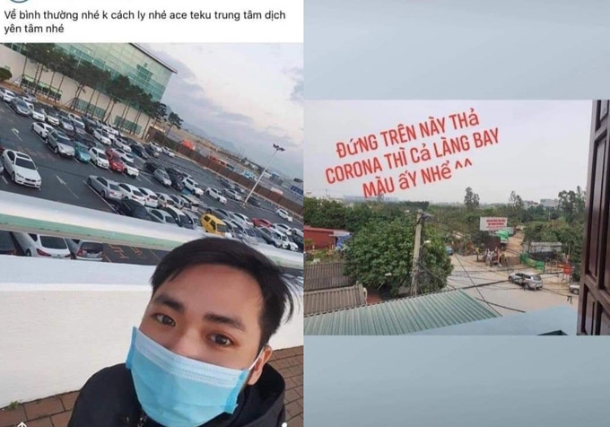Cách ly nam thanh niên trở về từ Deagu, dọa 'thả corona thì cả làng bay màu'