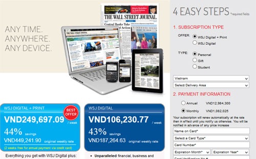 Thu phí đọc báo online sẽ là bắt buộc