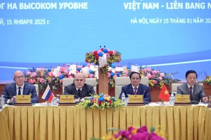 Việt Nam - Nga thúc đẩy hợp tác trên các lĩnh vực