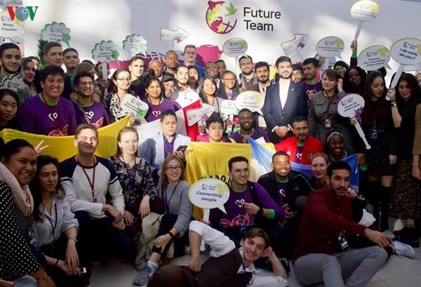 Sinh viên Việt Nam dự Diễn đàn Tình nguyện viên Quốc tế 2019 tại Nga