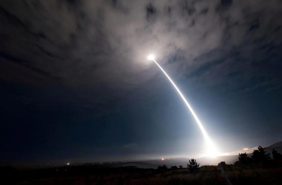 Mỹ phóng tên lửa đạn đạo xuyên lục địa Minuteman III