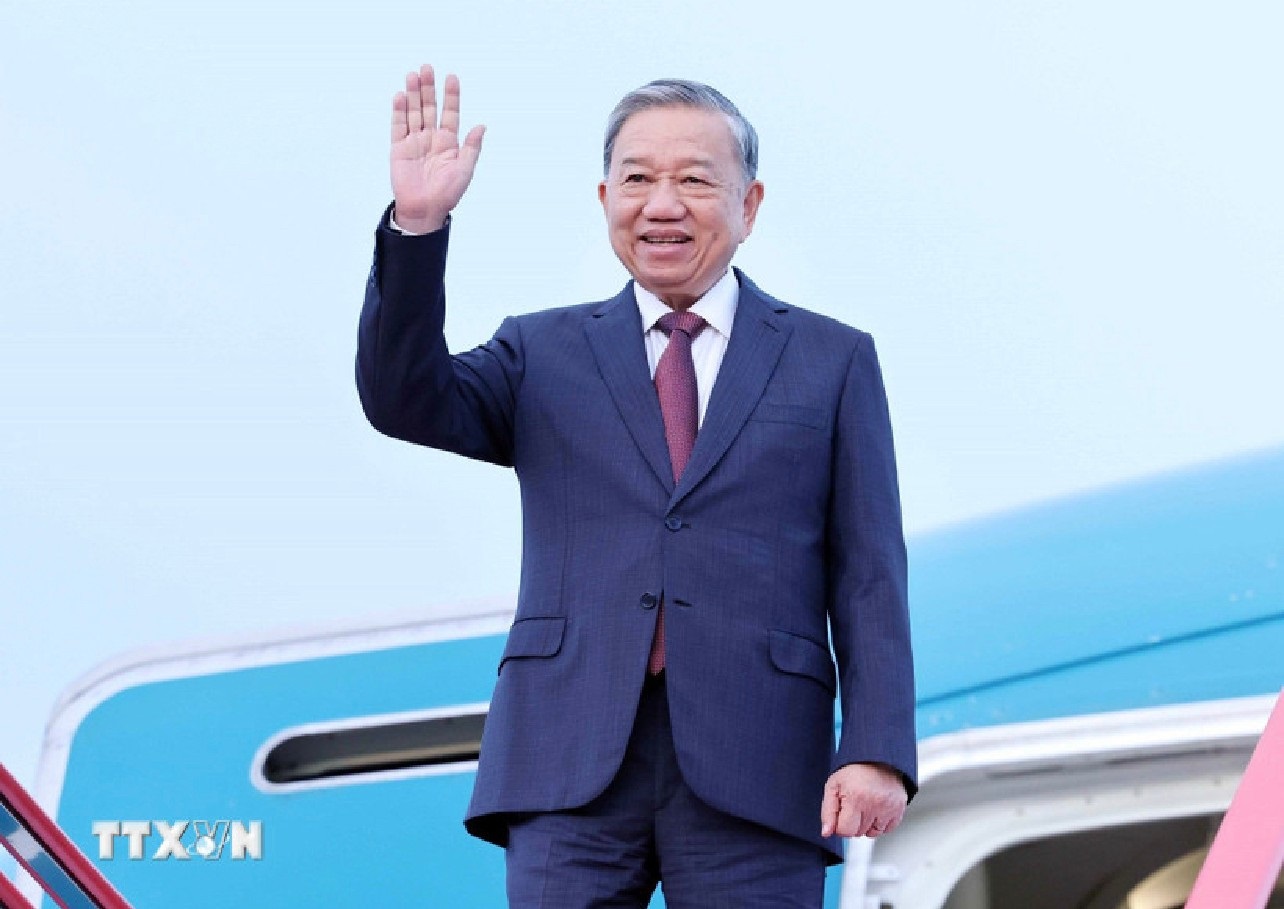 Tổng Bí thư Tô Lâm đến Bình Nhưỡng, bắt đầu thăm cấp Nhà nước tới Triều Tiên