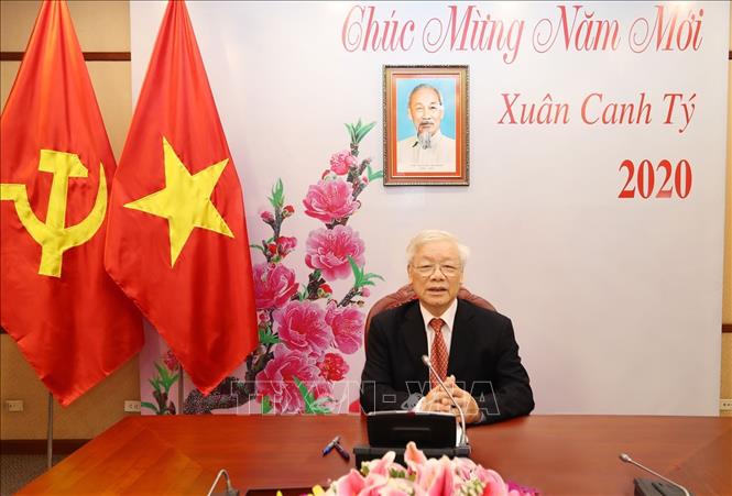 Tổng Bí thư, Chủ tịch nước Nguyễn Phú Trọng điện đàm với Tổng Bí thư, Chủ tịch nước Trung Quốc Tập Cận Bình