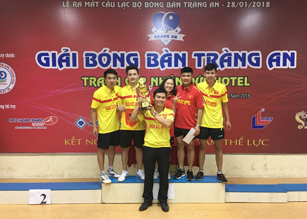 Giải bóng bàn Tràng An tranh cúp Nhân Đức hotel – Sầm Sơn, Thanh Hóa