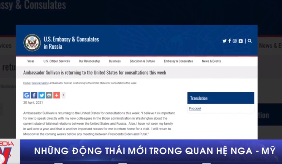 Những động thái mới trong quan hệ Nga - Mỹ