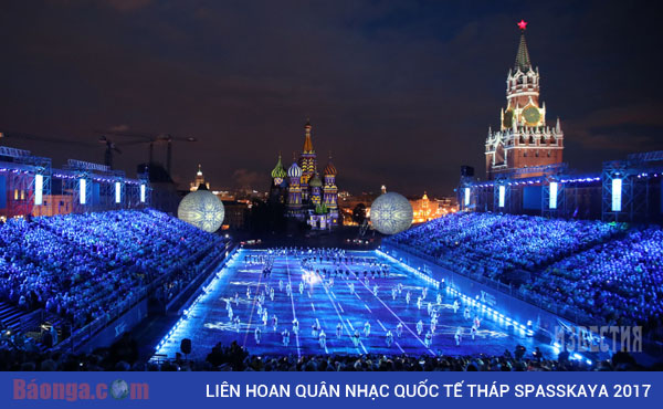 Liên hoan quân nhạc quốc tế Tháp Spasskaya 2017 từ 26/8 - 3/9