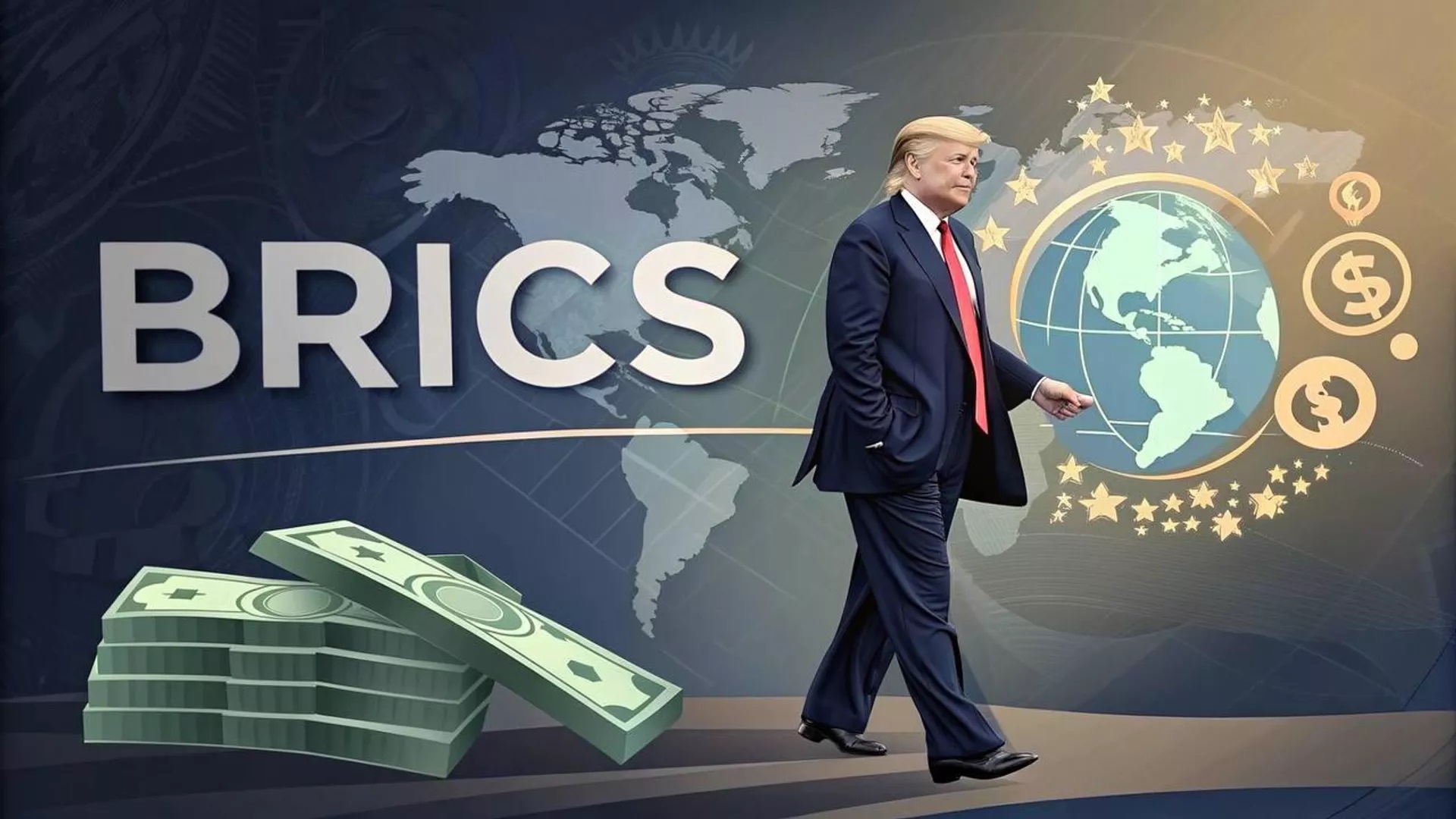 Các biện pháp áp thuế của ông Trump có thể thúc đẩy quá trình phi đô la hóa trong khối BRICS