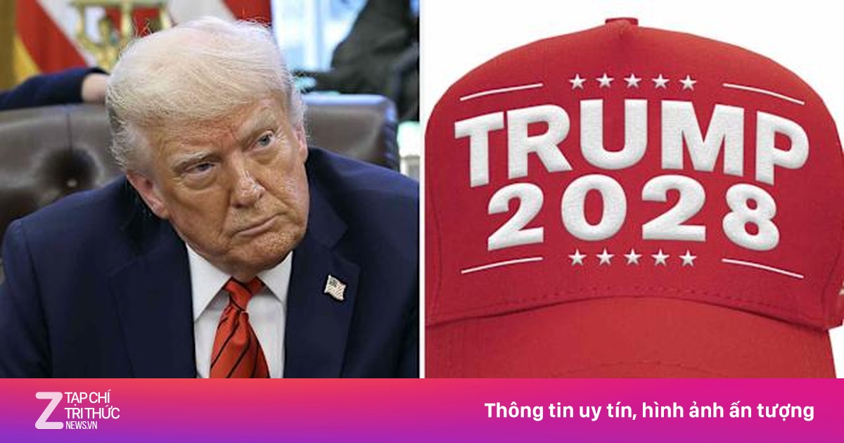 Ông Trump rao bán mũ ''Trump 2028'', gợi mở tham vọng nhiệm kỳ ba