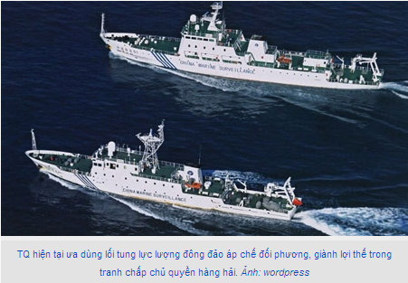 Nhìn vào chiến thuật thay đổi chính sách hàng hải Trung Quốc