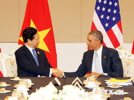 Thủ tướng Nguyễn Tấn Dũng gặp chính thức Tổng thống Obama