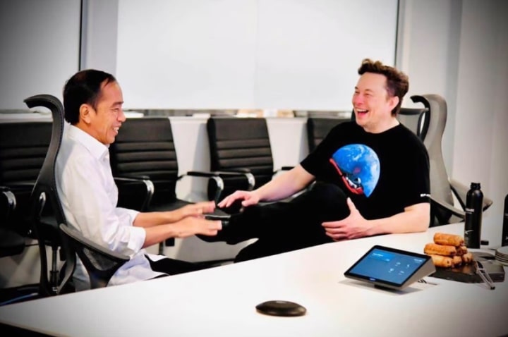Tổng thống Indonesia gặp Elon Musk thúc đẩy đầu tư