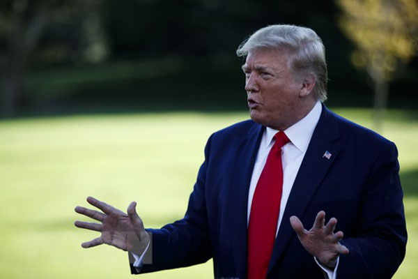 Tổng thống Mỹ Trump đánh giá cao thỏa thuận Nga-Thổ Nhĩ Kỳ