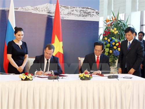 Lễ ký hiệp định thương mại tự do Việt Nam-Liên minh kinh tế Á Âu
