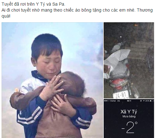 Tuyết rơi hay tình người rơi?