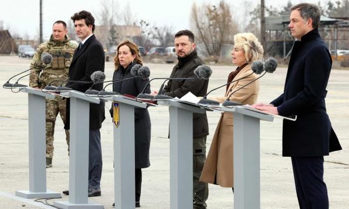 4 lãnh đạo phương Tây cùng tới Ukraine