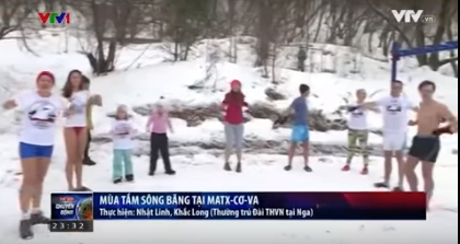 Mùa tắm sông băng tại Moskva