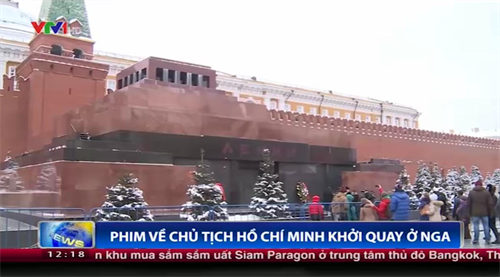 Phim về Chủ tịch Hồ Chí Minh khởi quay ở Nga