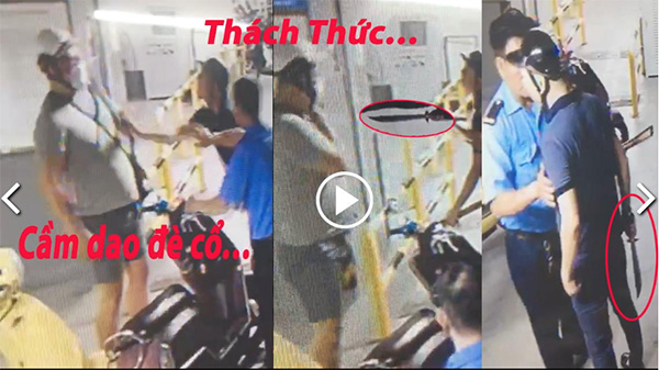 Clip: Nam thanh niên hùng hổ cầm dao dọa người đàn ông ngoại quốc sau va chạm xe máy khiến nhiều người ngao ngán