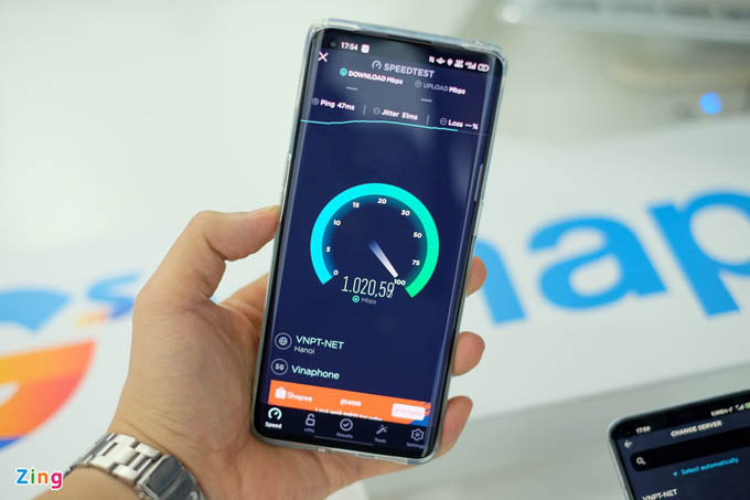 Tốc độ mạng 5G thử nghiệm tại Hà Nội đạt trên 1 Gb/s