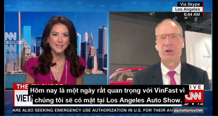 Video: VinFast xuất hiện đậm nét trên CNN