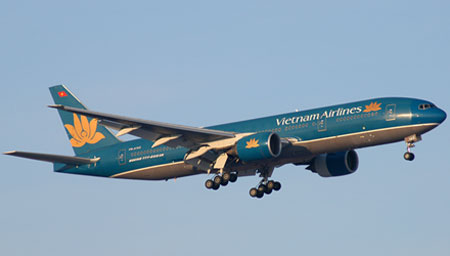 Máy bay Vietnam Airlines hạ cánh khẩn cấp tại Hong Kong