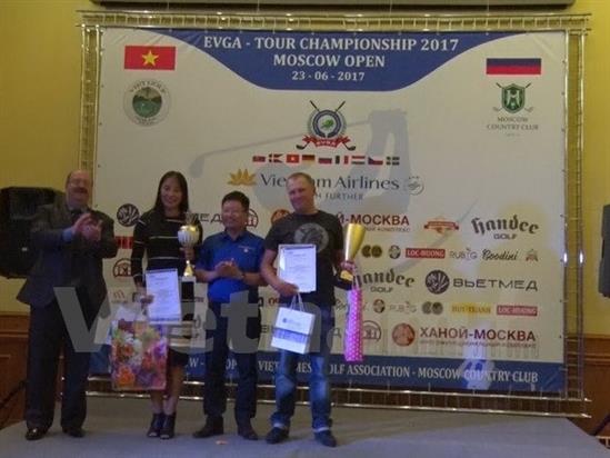 Giải golf EVAG - Moscow mở rộng quy tụ người Việt khắp năm châu
