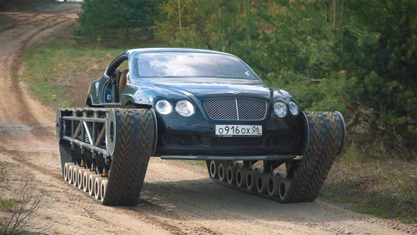 Ngắm Bentley Continental GT độ trở thành chiếc xe tăng sang trọng nhất thế giới