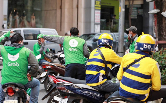 Dịch vụ xe ôm công nghệ ở Hà Nội được hoạt động trở lại