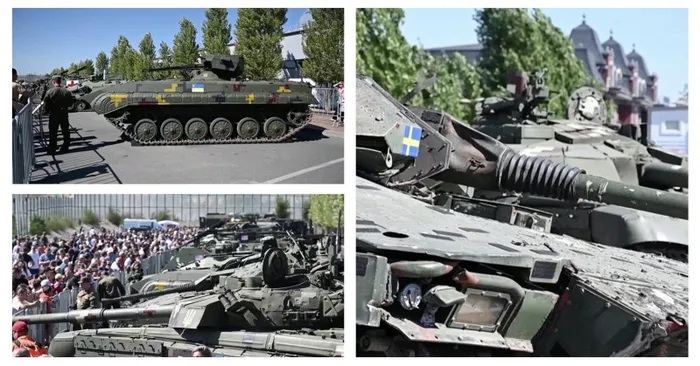 Video cận cảnh hàng loạt phương tiện quân sự phương Tây bị Nga bắt giữ ở Ukraine