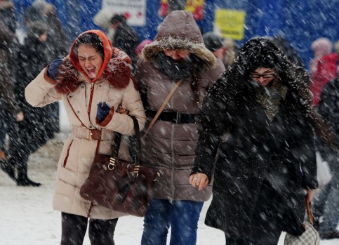 Moskva: Bão tuyết  ở nội đô và vùng ngoại ô