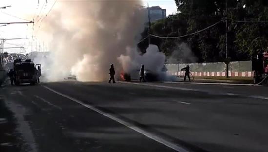 Moskva: Cảnh sát tìm kiếm người tham gia vụ tai nạn nghiêm trọng