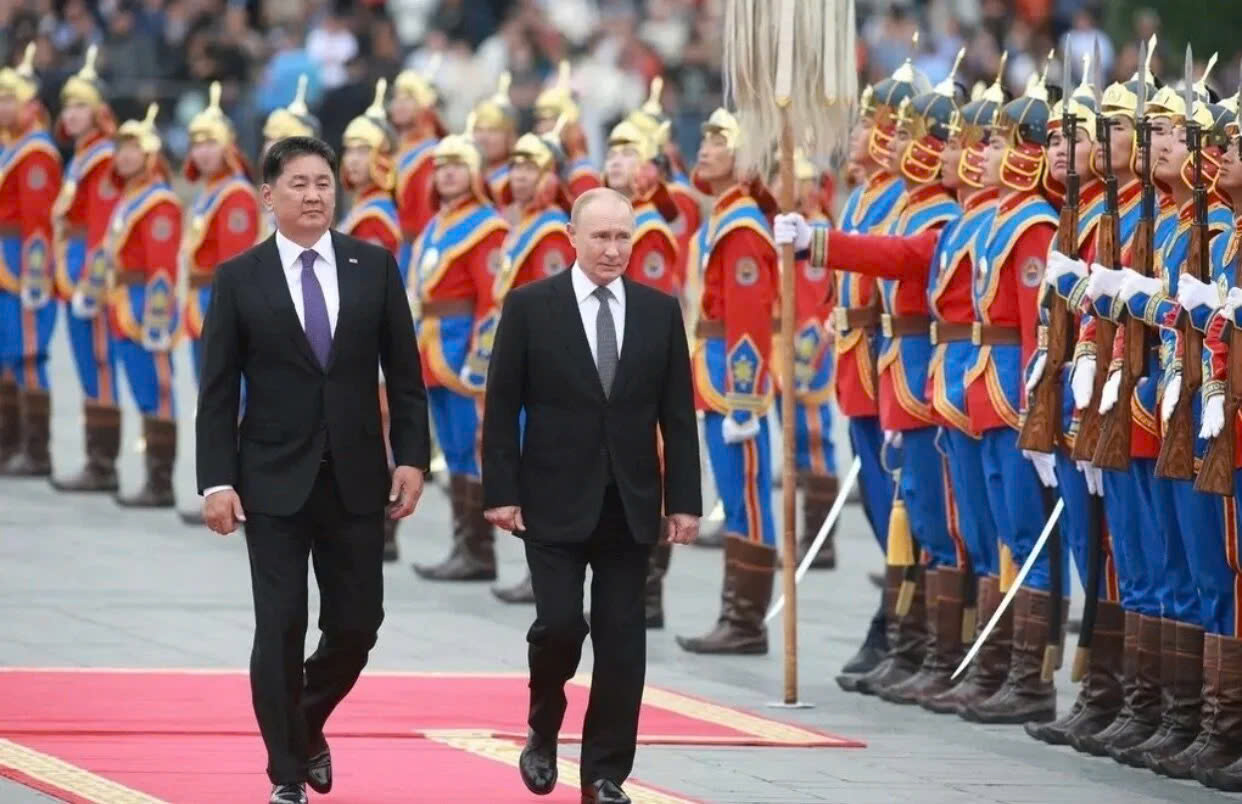 Tổng thống Mông Cổ đăng đoạn video ấn tượng khi tiếp đón Tống thống Nga Putin